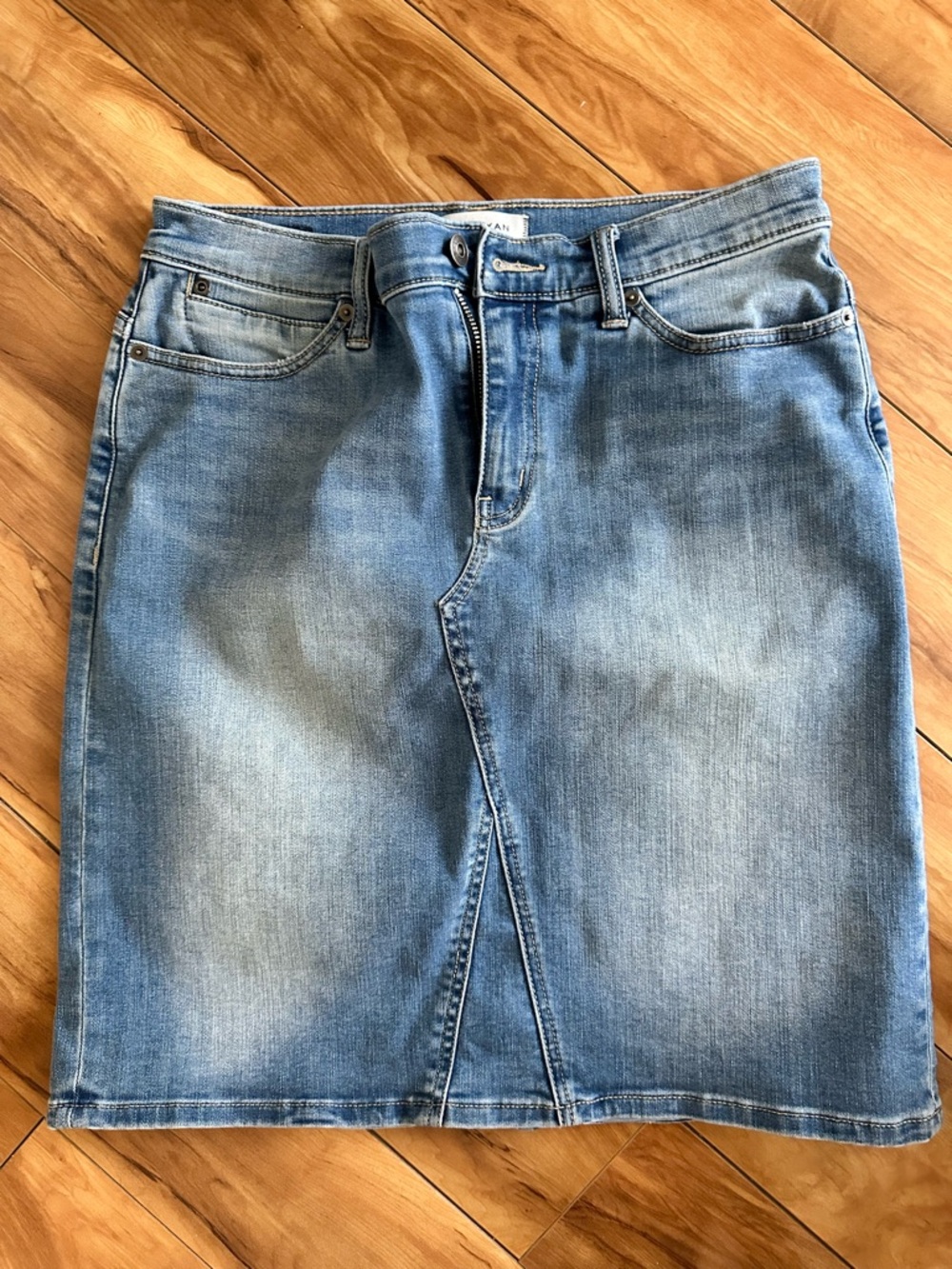 LILA RYAN Medium Blue Denim Skirt